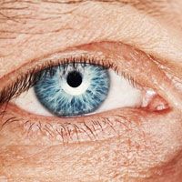 Close up of an elderly person